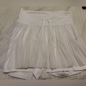 Popflex size XL Pirouette Skort - Cool White